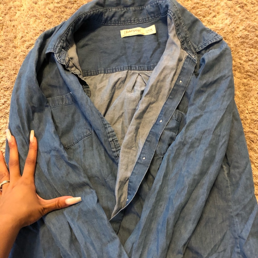 Cute jean top